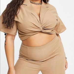 Top knot front part of set pants sold separately